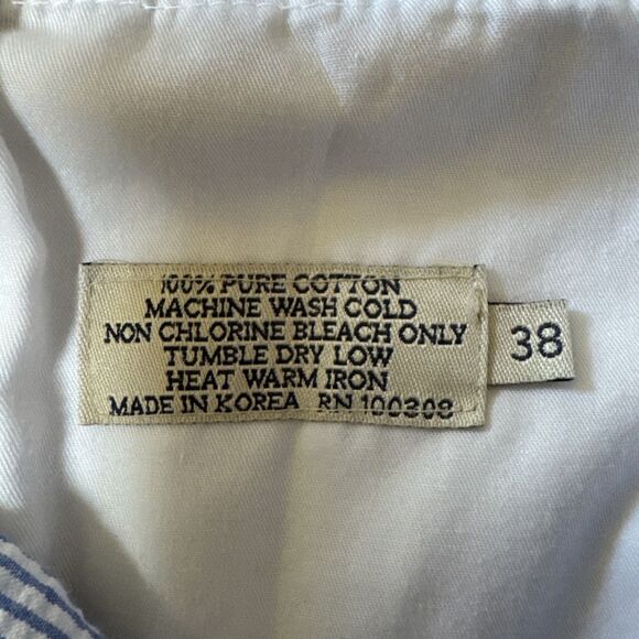 Peter Millar Featherweight Shorts Mens 38 Seersucker Blue Striped Golf Outdoor - Picture 3 of 5